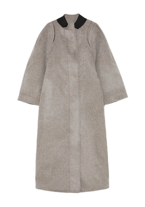 ENTIRE STUDIOS Vantage panelled coat - Grey