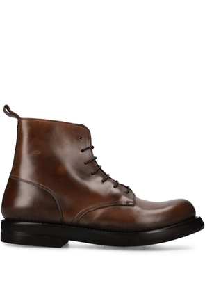 Premiata leather oxford shoes - Black