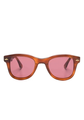 Sestini Eyewear Dieci tortoiseshell-effect sunglasses - Brown
