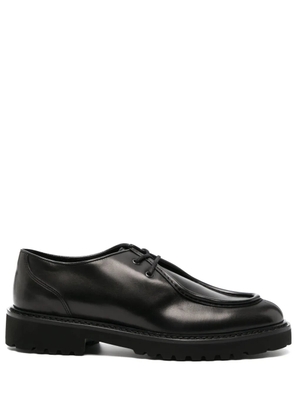 Doucal's leather Derby shoes - Black