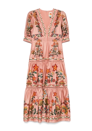 FARM Rio short-sleeve maxi dress - Pink