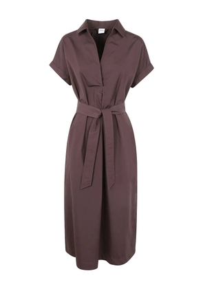 ASPESI poplin midi dress - Brown