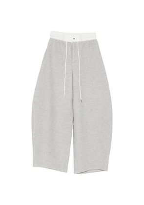 sacai drawstrings track pants - Grey