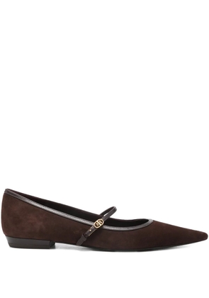 Tory Burch suede ballet flats - 200 - DARK COCOA DARK COCOA