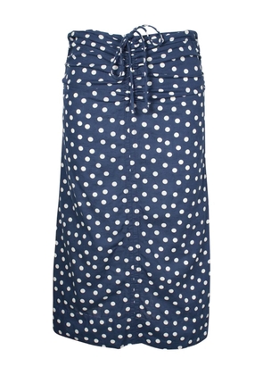 A.P.C. polka-dot midi skirt - Blue