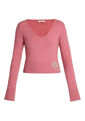 ERDEM cropped jumper - Pink