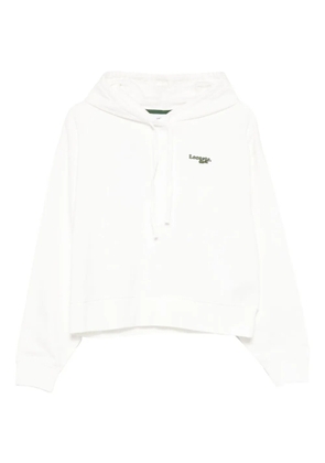 Lacoste hooded sweater - White