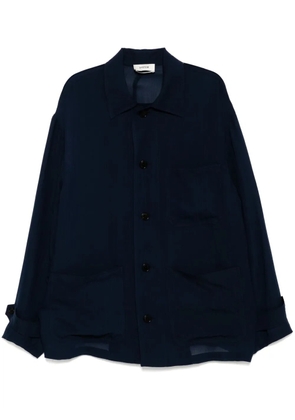 System sheer chore shirt - Blue