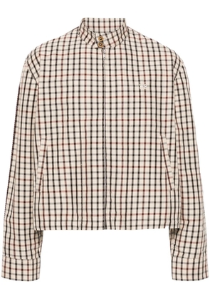 Wales Bonner Path Harrington shirt jacket - Neutrals