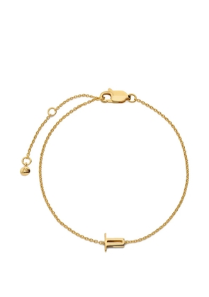 Monica Vinader Initial T chain bracelet - Gold