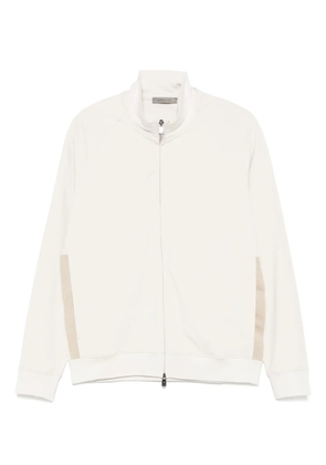 Corneliani zip-up sweatshirt - Neutrals
