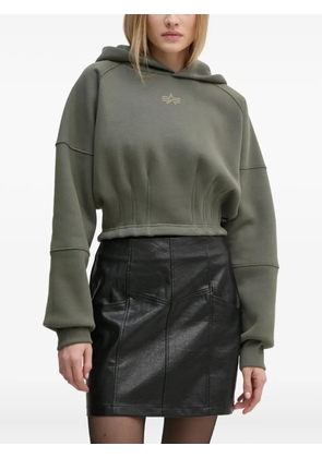 Alpha Industries cinched-waist hoodie - Green