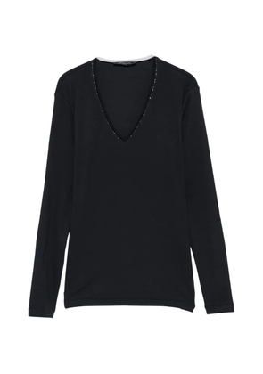 Fabiana Filippi V-neck T-shirt - Blue