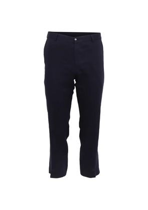 Ralph Lauren Vintage mid-waist cropped trousers - Blue