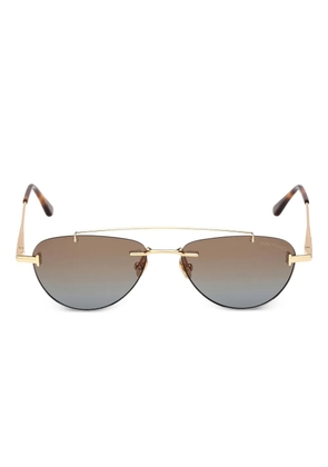 TOM FORD Eyewear pilot-frame sunglasses - Gold