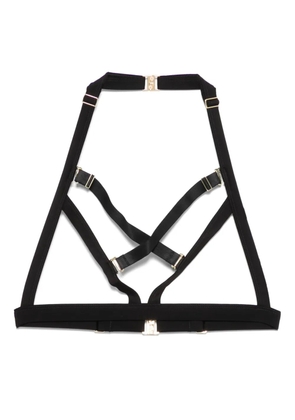 Maison Close Fatale open triangle bikini top - Black