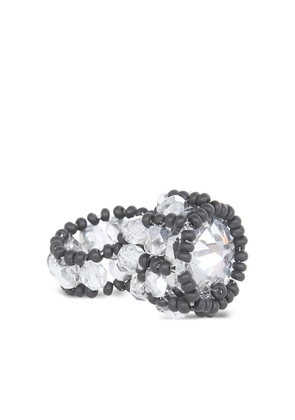 Maria Calderara beaded ring - Silver