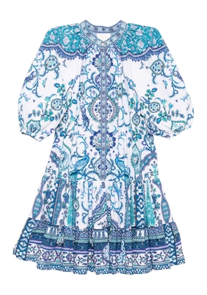 Camilla Isnik Lullaby shirt dress - White