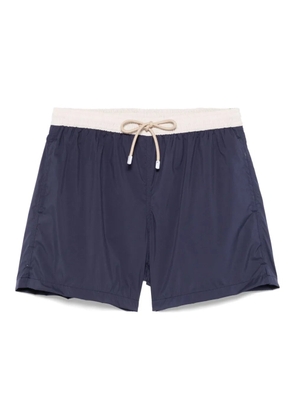 Fedeli contrast-trim swim shorts - Blue