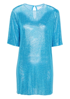 Giuseppe Di Morabito crystal-embellished T-shirt dress - Blue