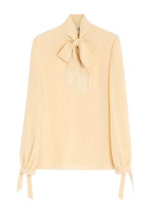 Valentino Garavani crepe de chine shirt - Yellow