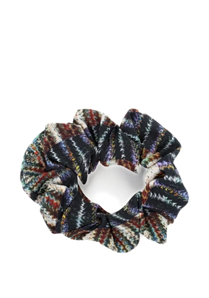 Lygia & Nanny patterned scrunchie - Blue