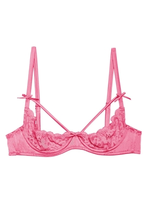 Fleur Du Mal Charlotte peekaboo bra - Pink