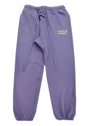 FEAR OF GOD ESSENTIALS logo-print track pants - Purple