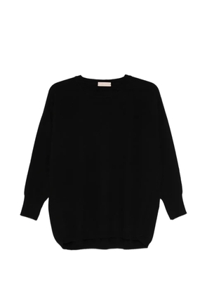 Purotatto round neck sweater - Black