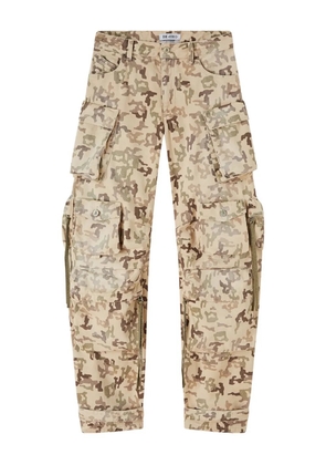 The Attico camouflage cargo trousers - Neutrals