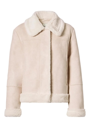 MC2 Saint Barth Lorayne faux-shearling-collar jacket - Neutrals