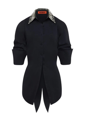 Simon Miller embellished-loch button-up shirt - Black