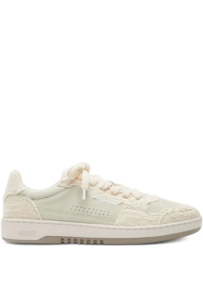 Axel Arigato Dice Lo woven suede sneakers - Neutrals