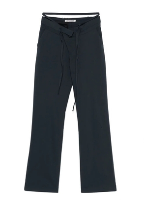 Ottolinger raw cut-waistband trousers - Blue