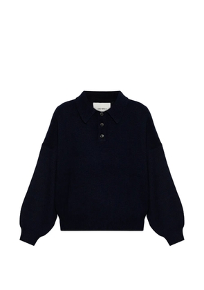 Lisa Yang Etta buttoned knitted top - Blue