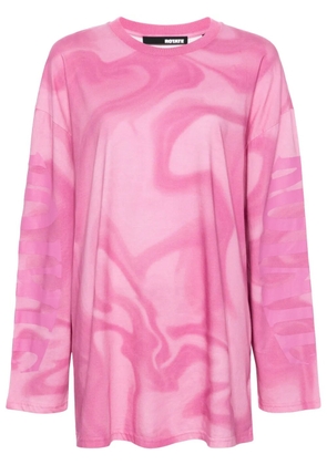 ROTATE BIRGER CHRISTENSEN Enzyme logo-print T-shirt - Pink