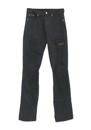 Martine Rose logo-appliqué jeans - Black