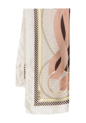 LIU JO printred scarf - Neutrals