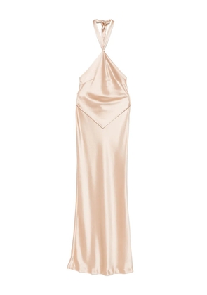 Retrofete satin maxi dress - Neutrals