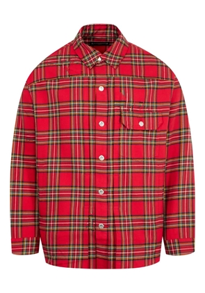 Mastermind Japan Type 1 plaid shirt - Red