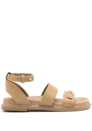 Lenny Niemeyer ankle-strap leather sandals - Neutrals