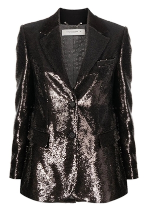 Golden Goose sequin single-breasted blazer - Grey