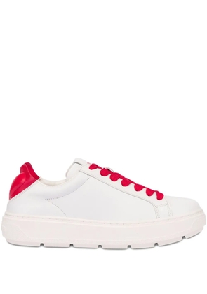 Love Moschino lace-up sneakers - White