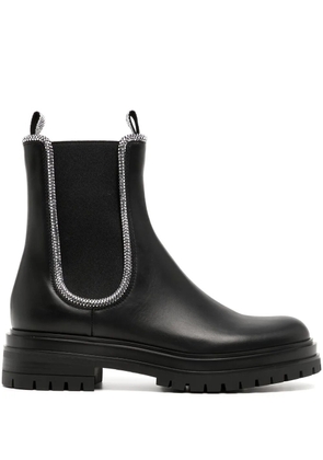 Gianvito Rossi Crystal Chester ankle boots - Black