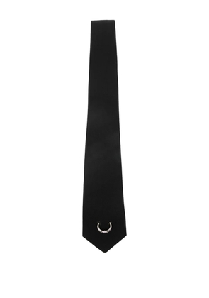 MEDEEA ring-detail tie - Black