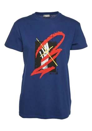 Christian Dior Pre-Owned 2023 printed T-shirt - Blue