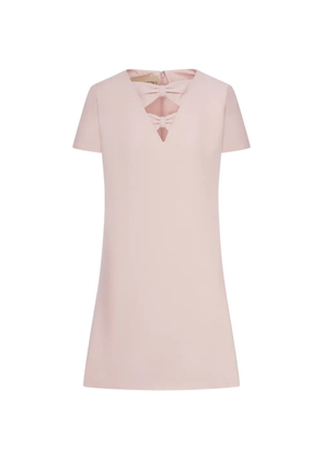 Valentino Garavani V-neck bow-detail midi dress - Pink
