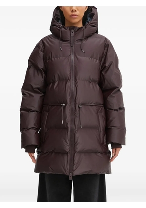 Rains Alta W3T4 hooded padded coat - Purple