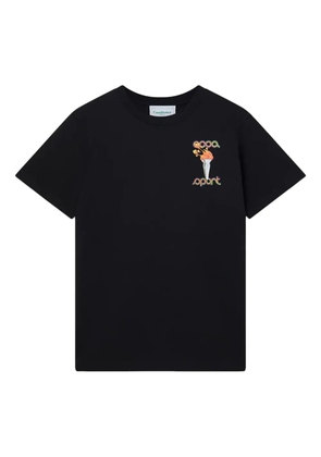 Casablanca graphic t-shirt - Black