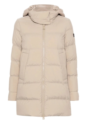 Peuterey logo-appliqué jacket - Neutrals